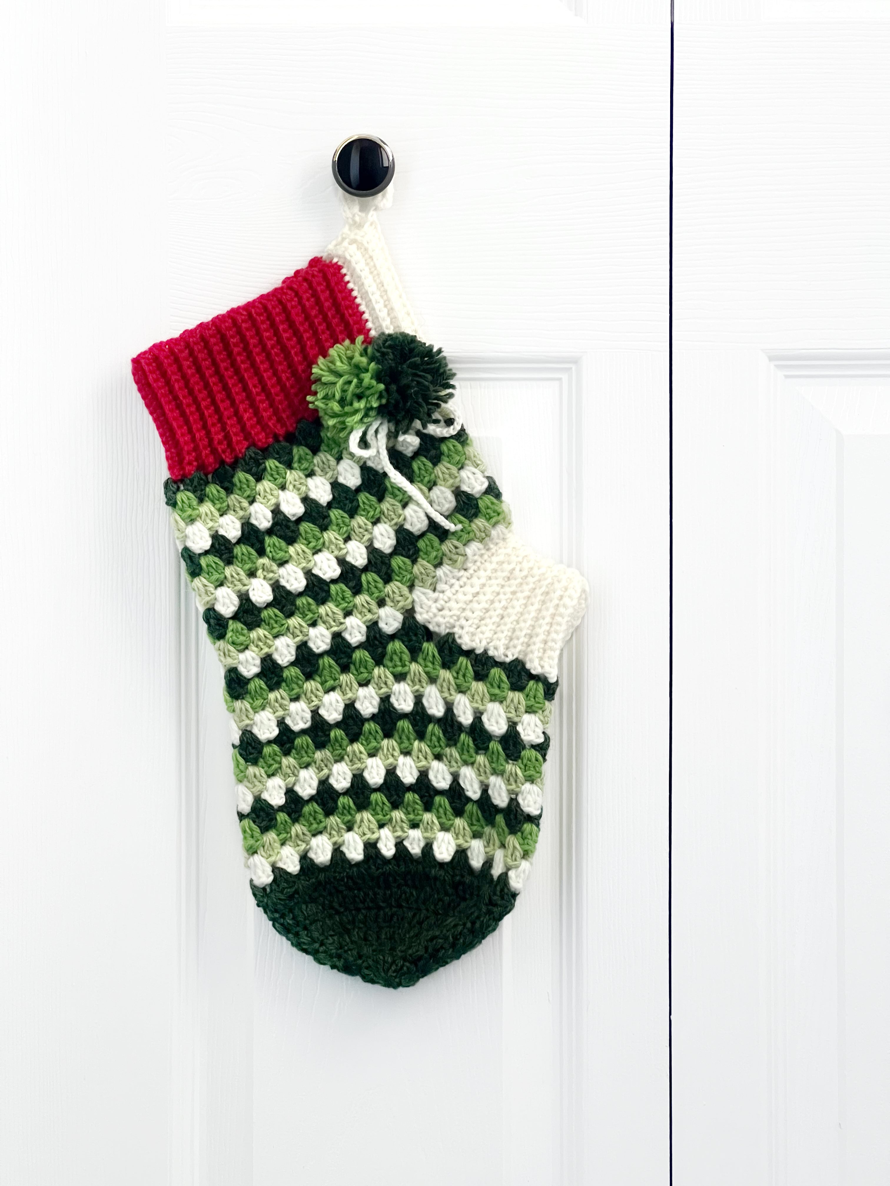 Crochet Christmas stocking Pattern (instant download)